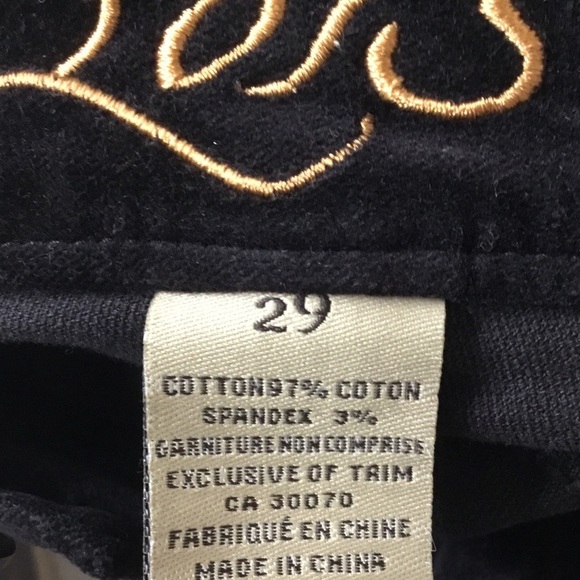 Vintage Lois Velvet Jeans Vintage - Picture 7 of 9